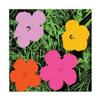 Warhol Flowers Sticker