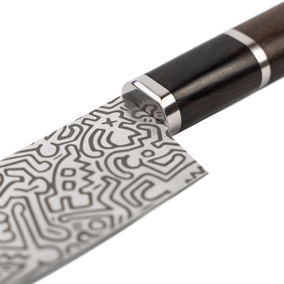 Keith Haring Chef's Knife & Chopsticks Set