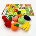 Fruit Basket Eraser Set
