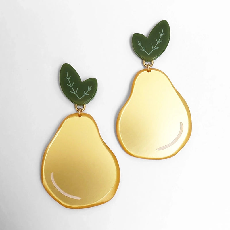 Pear Earrings