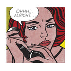 Lichtenstein Ohhh...Alright... Sticker
