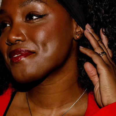 Tomato Stud Earrings