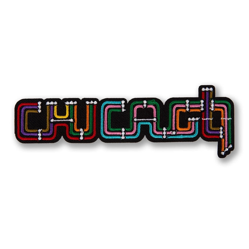 Chicago Transit Type Patch