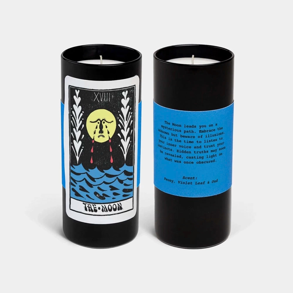 The Moon Tarot Candle