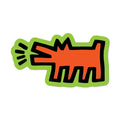 Haring Barking Dog Sticker