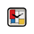 Square Clock Mondrian