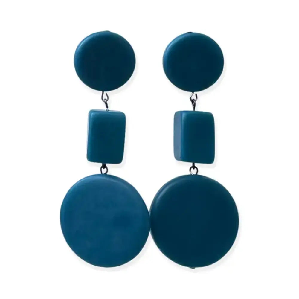 Circle Stacks Clip-On Earrings