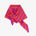 Simple Stripe Triangle Scarf