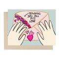 Sending All My Love Envelope Card