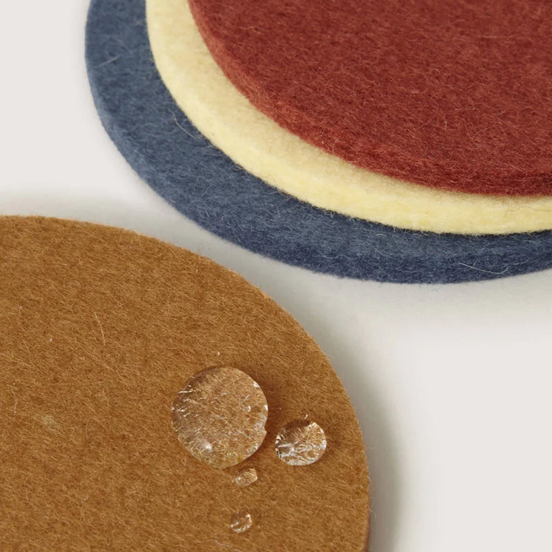 Bierfilzl Round Coasters - Set of 4