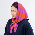 Simple Stripe Triangle Scarf