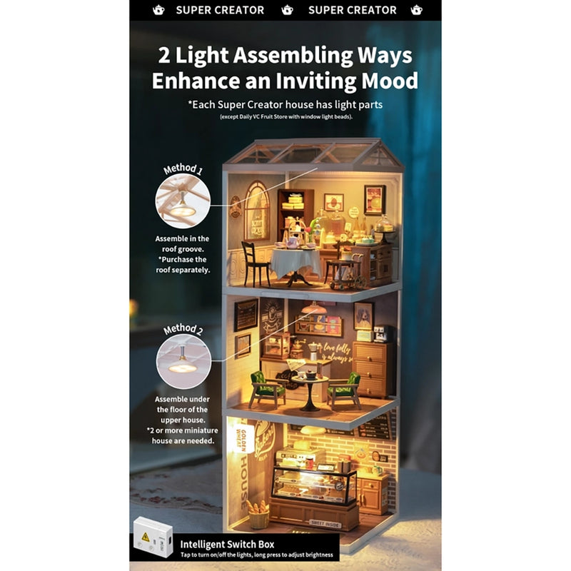 Rolife Miniature House Kit - Sweet Sips Tea