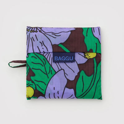 Baggu Maroon Poppy Tote Bag