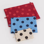 Baggu Polka Dot Mix Go Pouch Set