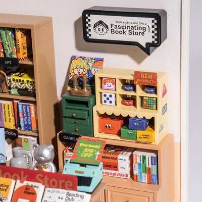 Rolife Miniature House Kit - Bookstore