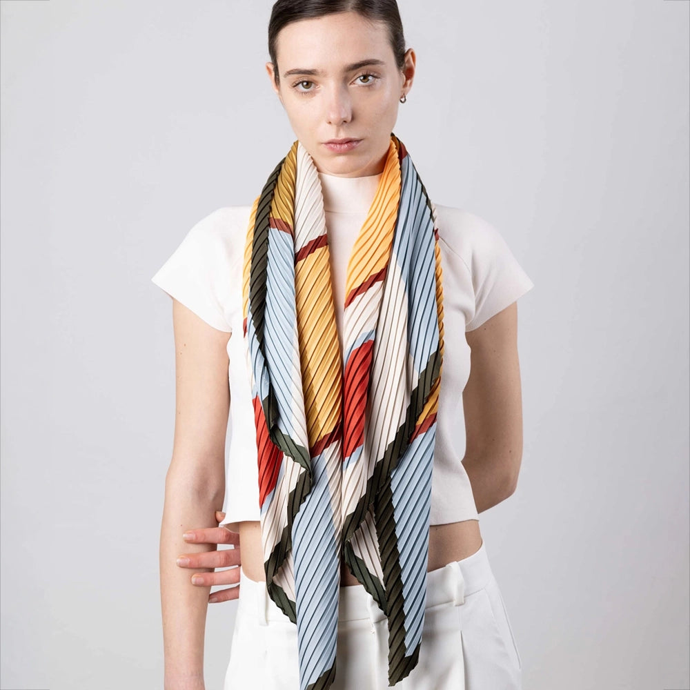 Afrodite Pleated Scarf