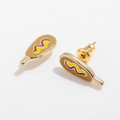 Corn Dog Stud Earrings