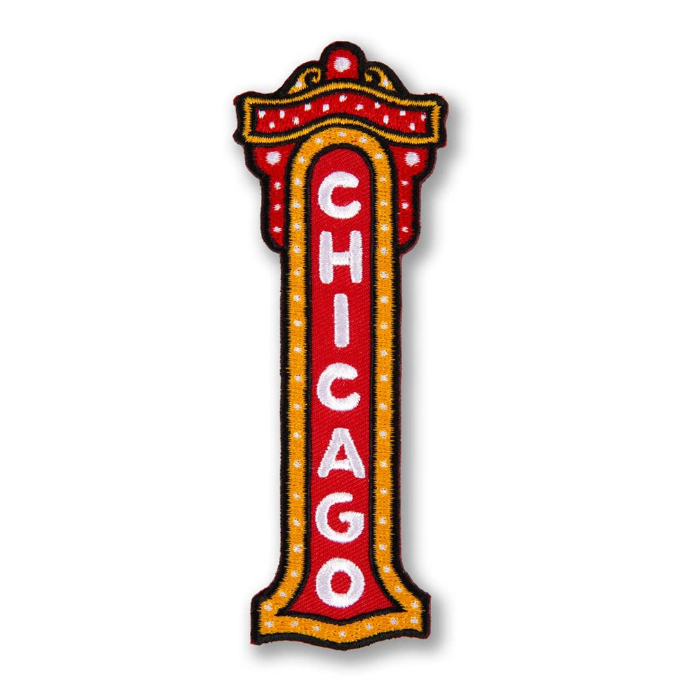 Chicago Theatre Sign Patch