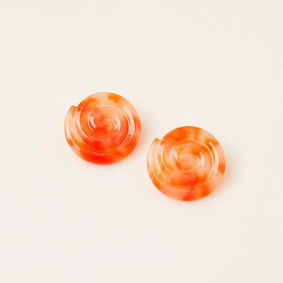 Acetate Spiral Earrings