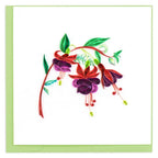 Fuchsia Quilled Card