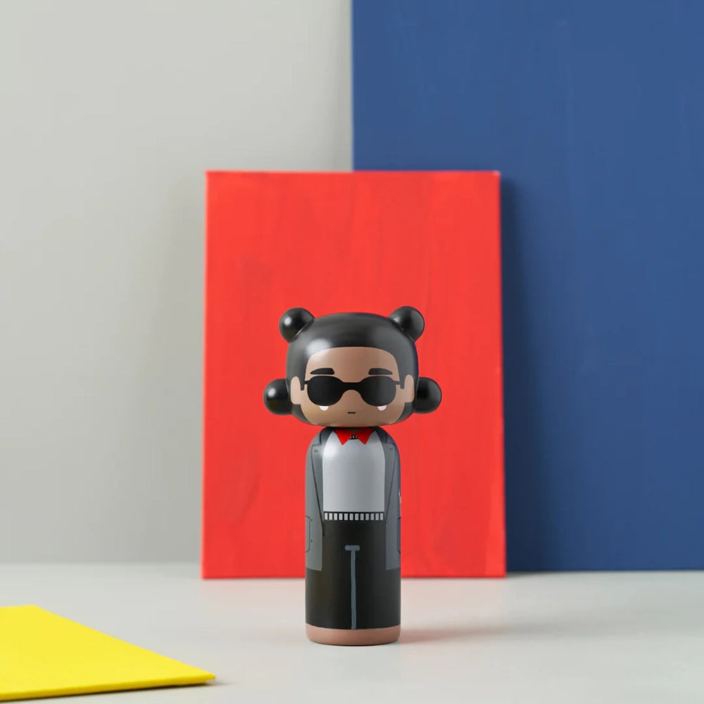 Basquiat Wood Doll