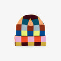 Color Patch Knit Beanie