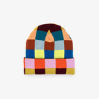 Color Patch Knit Beanie