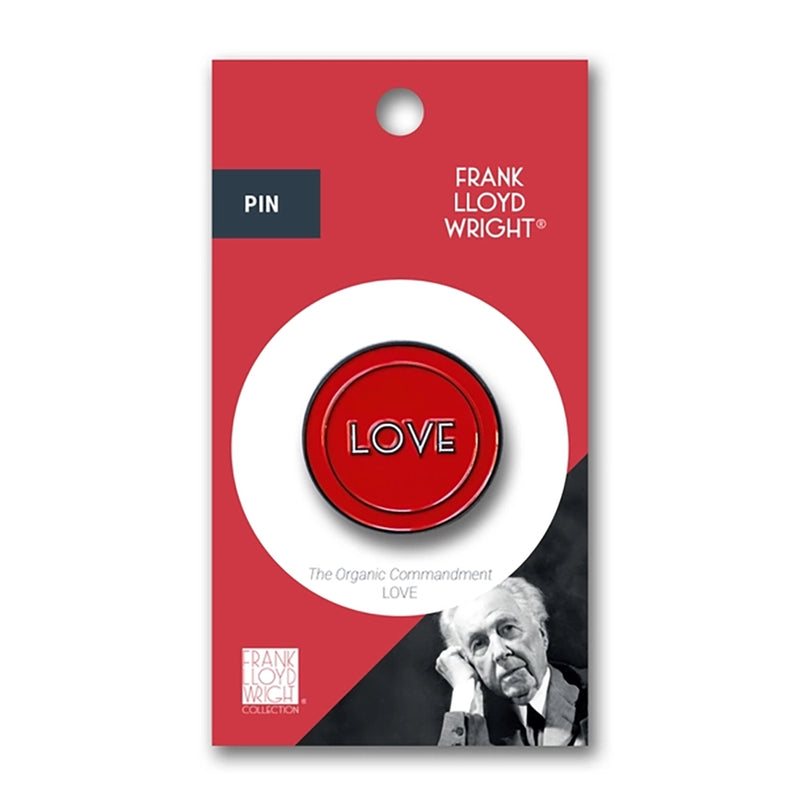 Frank Lloyd Wright Love Pin
