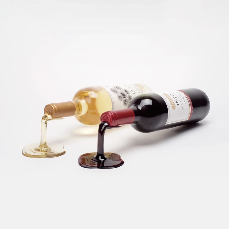 Spilled Wine Bottle Holder Set