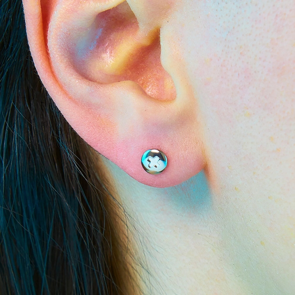 Screw Head Earrings