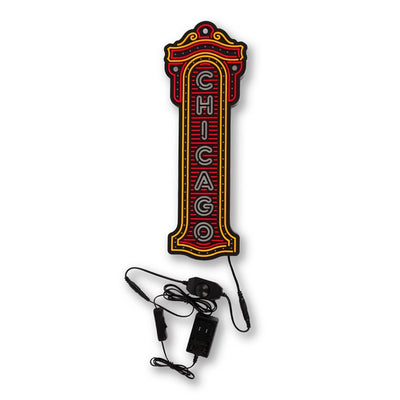 Chicago Theatre Neon Sign