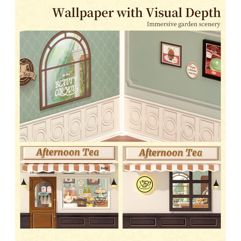 Rolife Miniature House Kit - Sweet Sips Tea