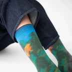 Forest House Pattern Socks