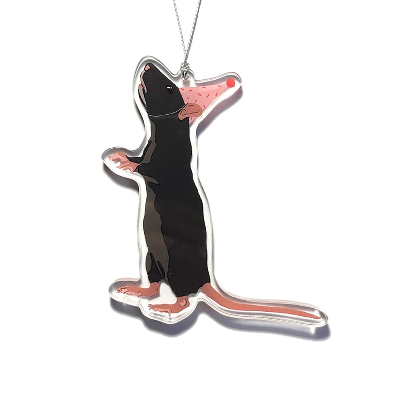Party Rat Acrylic Ornament