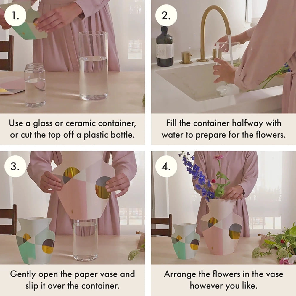 Paper Swan Vase