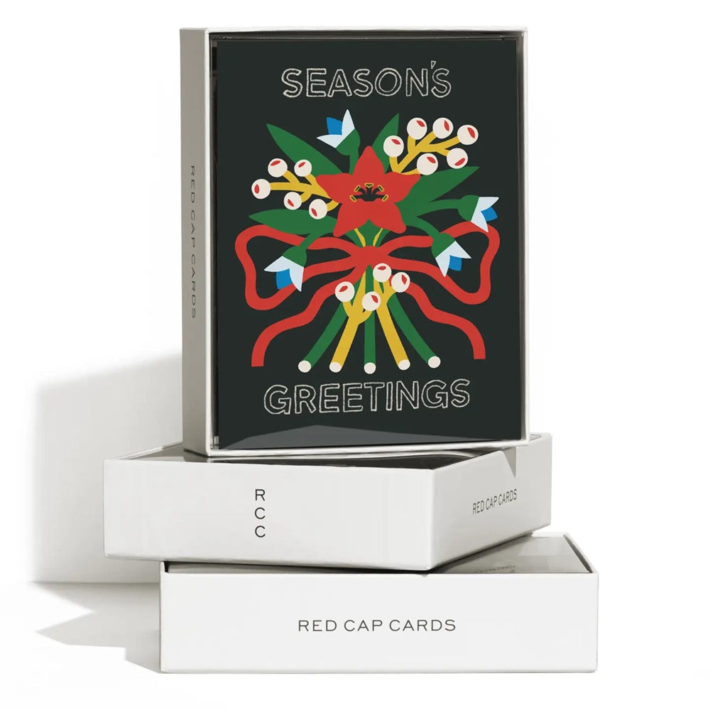 Winter Flowers Season's Greetings Boxed Card Set