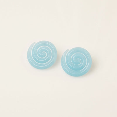 Acetate Spiral Earrings