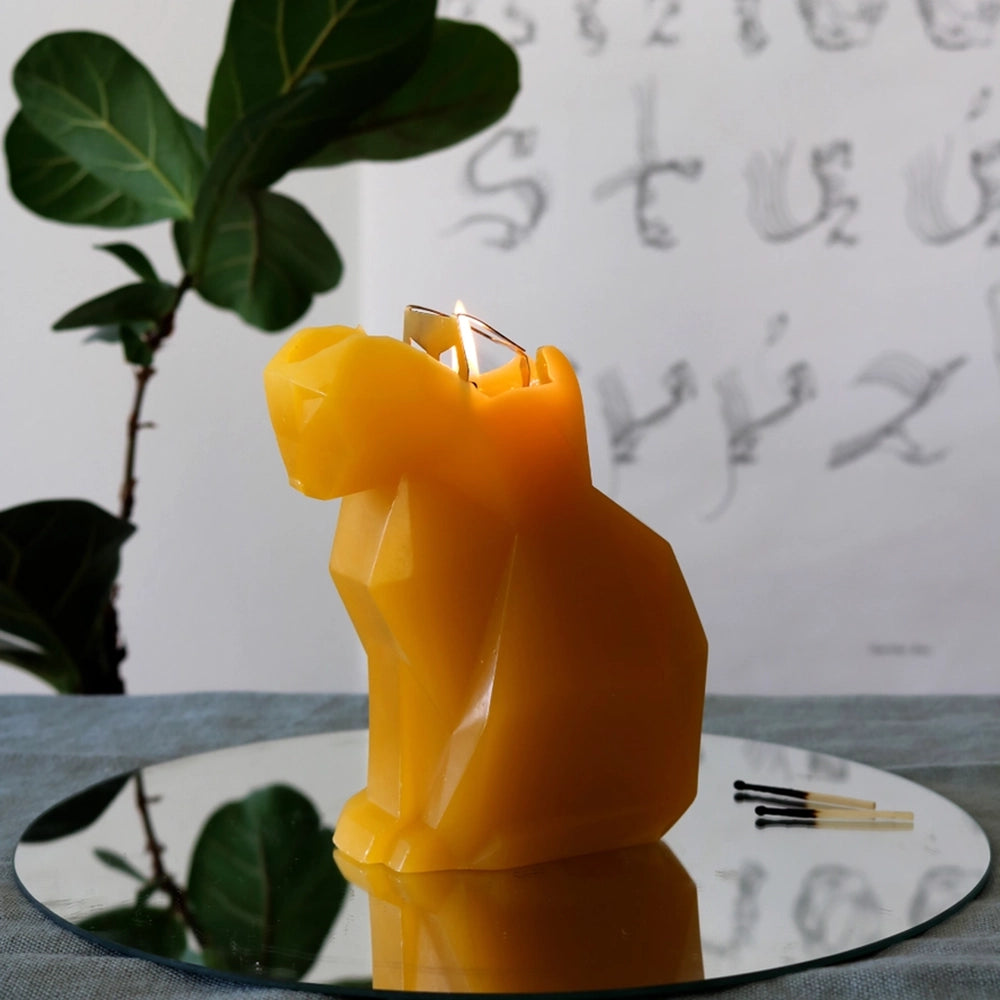 Kisa Cat Skeleton Candle