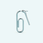 Paper Clip Single Earring - Mini