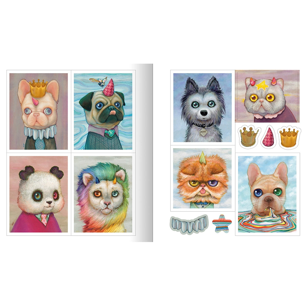 Pop Manga Stickerology: A Surreal Safari of 250+ Cute and Quirky Stickers