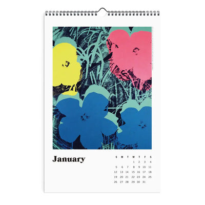 Andy Warhol 2025 Wall Calendar