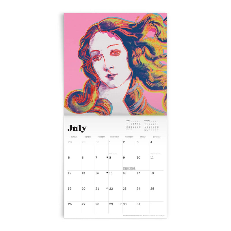 Warhol Classic 2026 Wall Calendar
