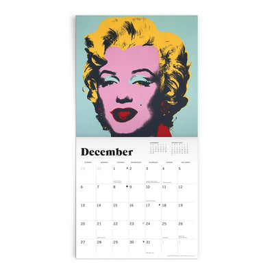 Warhol Classic 2026 Wall Calendar
