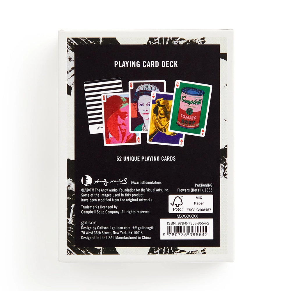 Warhol Pop Art Playing Cards