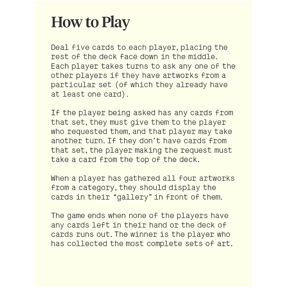 Collector's Choice Game