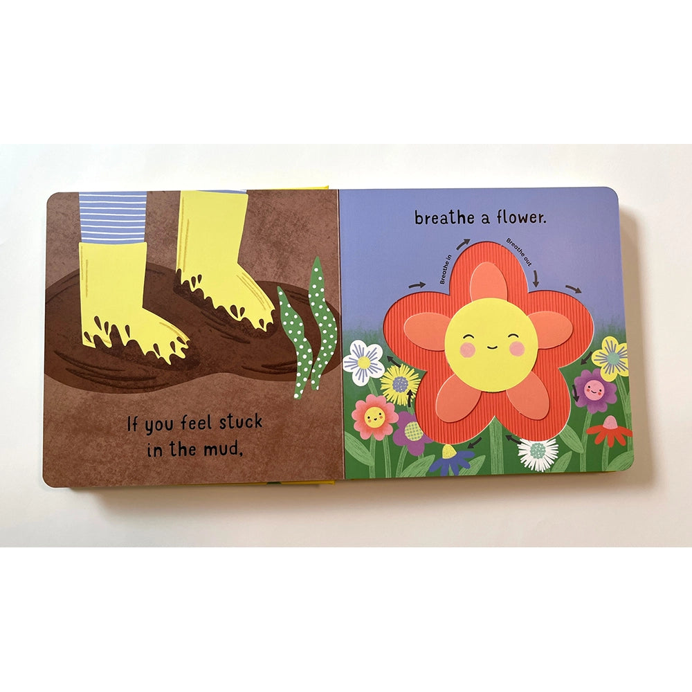 Breathe a Rainbow (An Interactive Board Book): With 8 Calming Textures to Trace with Your Finger