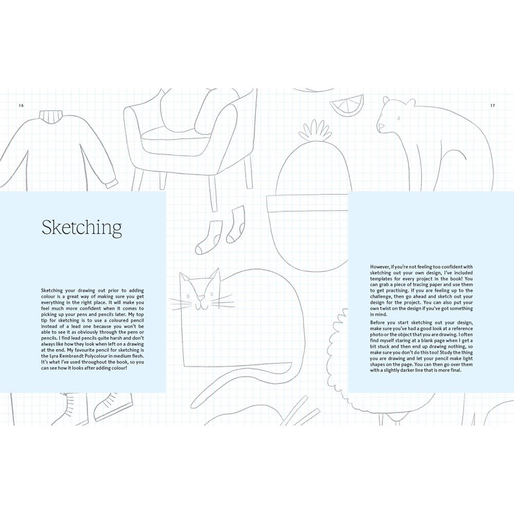 15-minute Art Drawing: Learn How to Draw, Colour and Shade