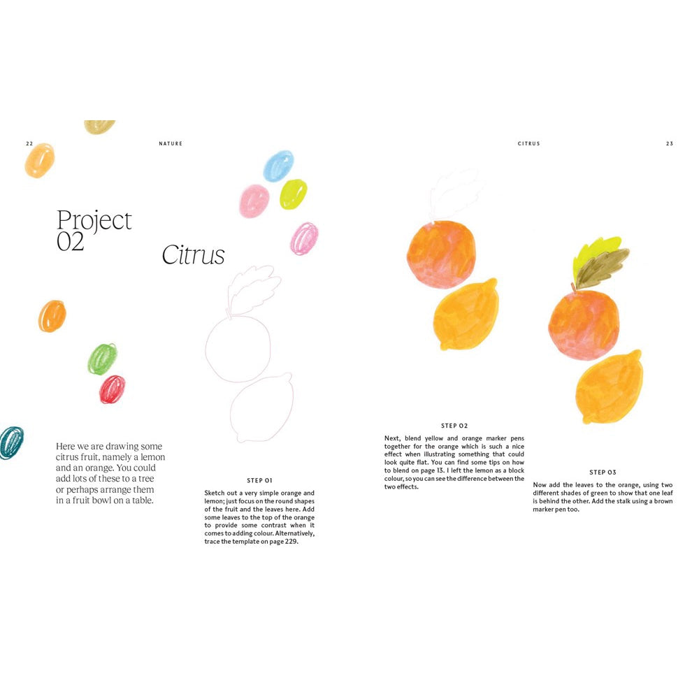 15-minute Art Drawing: Learn How to Draw, Colour and Shade