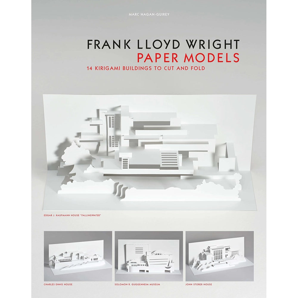 Frank Lloyd Wright Paper Models: 14 Kirigami Buildings to Cut and Fold