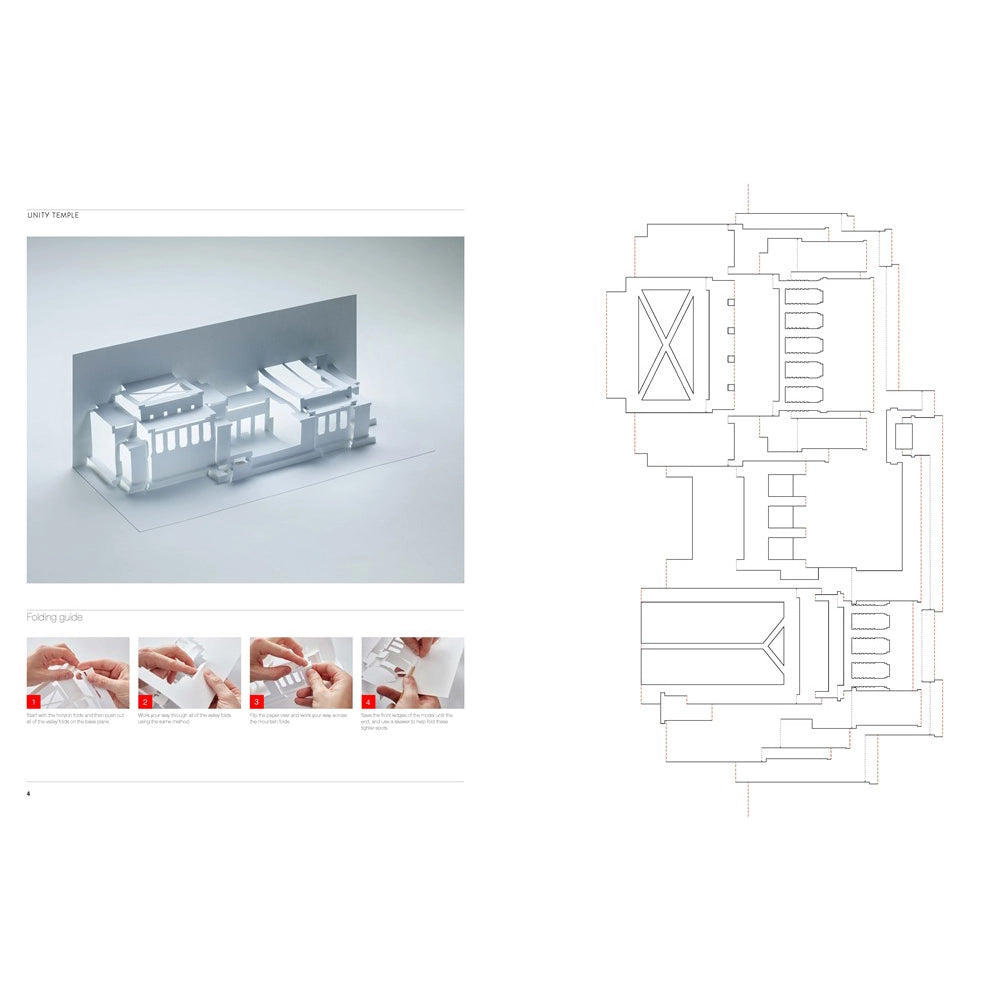 Frank Lloyd Wright Paper Models: 14 Kirigami Buildings to Cut and Fold